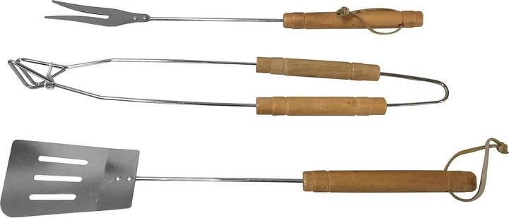 Actual product image Barbecue accessories wood set of 3