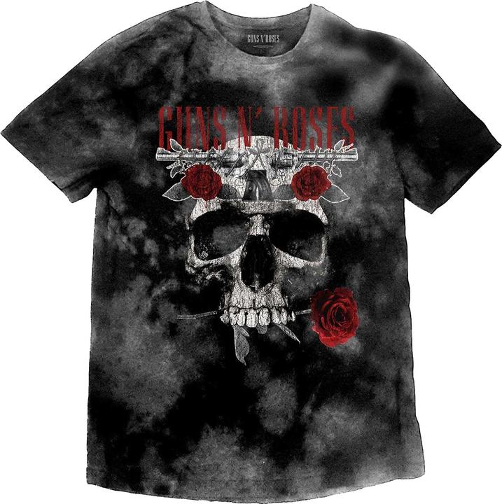 Universal Textiles Unisex Adult Flower Skull T-Shirt