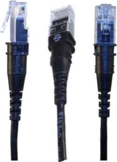 PatchSee Patchkabel ThinPATCH Cat 6A, U/FTP, 7.9 m, Schwarz, 1 Stück (U/FTP, CAT6a, 7.90 m)