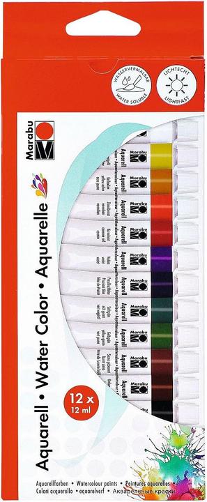 Actual product image Marabu Watercolor (Multicolor, 12 ml)