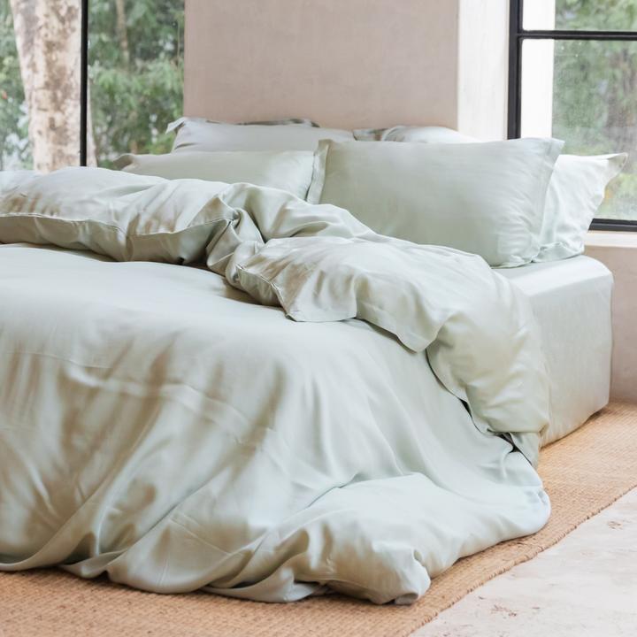 Produktbild Coco & Cici Tencel Bettbezug + Kissenbezug (Bettwäsche Set, 260 x 220 cm, 60 x 70 cm)