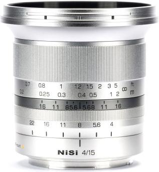 Actual product image Nisi 15mm F/4 ASPH - Silver (full size)