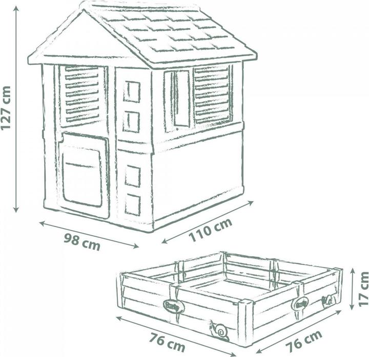 Produktbild Smoby Life Square + Sandkasten