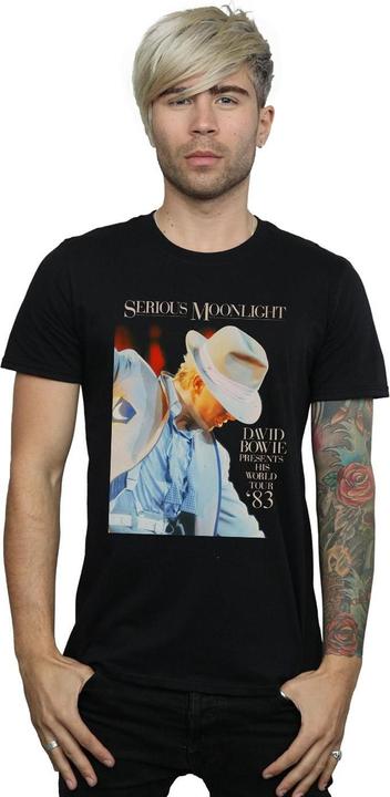 Immagine prodotto David Bowie Serious Moonlight Maglietta Uomo (4XL)