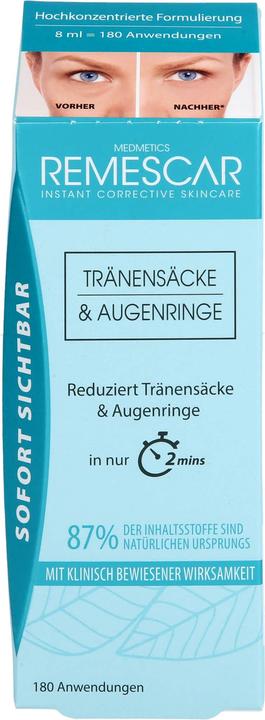 Label énergétique Remescar Poches et cernes (Crème, 8 ml, Jour + nuit)