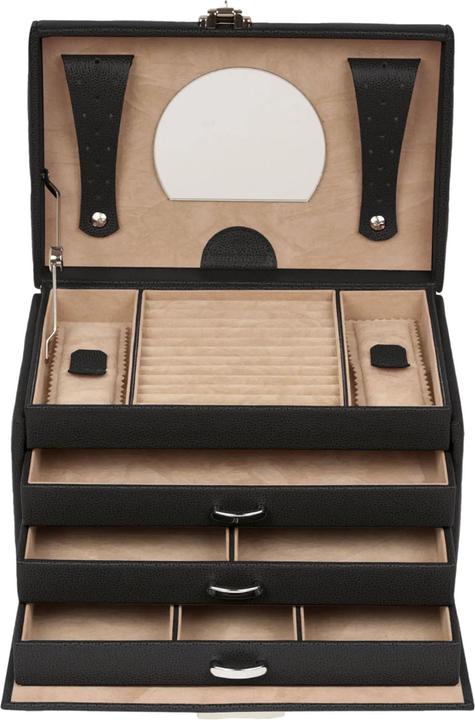 Actual product image Windrose Beluga Schmuckkasten Leder 24.5 cm