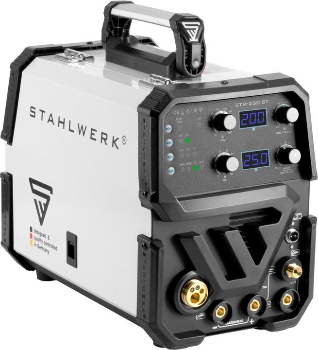 Actual product image Stahlwerk 4 in 1 combination welding machine CTM-250 ST with 200 A and 50 A plasma function