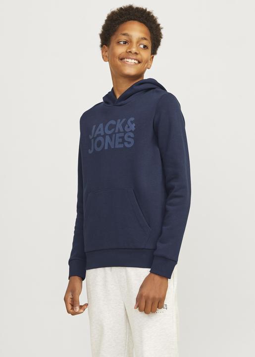 Actual product image Jack & Jones Jjecorp Logo Sweat Hood Noos Jnr (152)