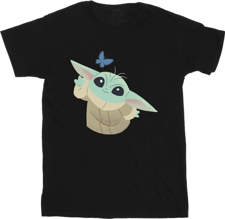 Star Wars The Mandalorian Butterfly Catching TShirt (M)