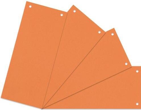 Immagine prodotto Niceday Strisce divisorie Office Depot vuote 10,5 x 24 cm Arancione Cartone Manila