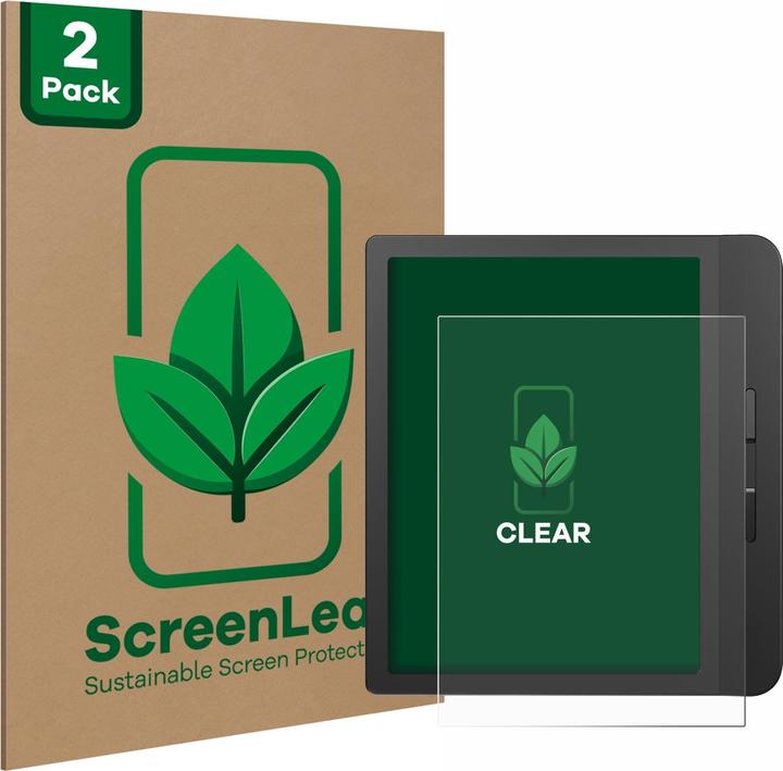 ScreenLeaf Schutzfolie nachhaltiger Displayschutz Display Schutz Folie Klar Transparent (vision 5)