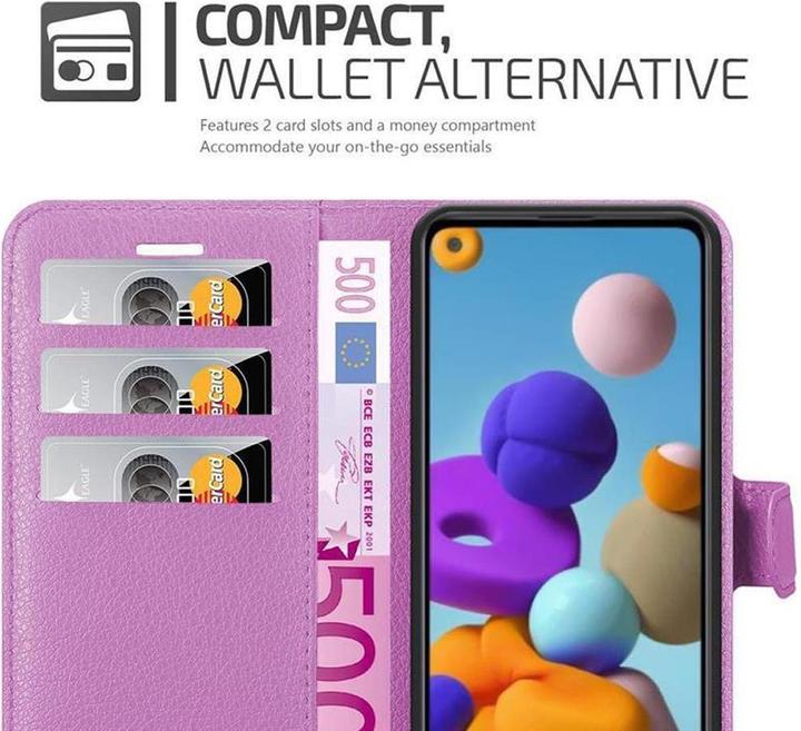Produktbild Cadorabo Book mit Standfunktion Cover (Samsung Galaxy A21)