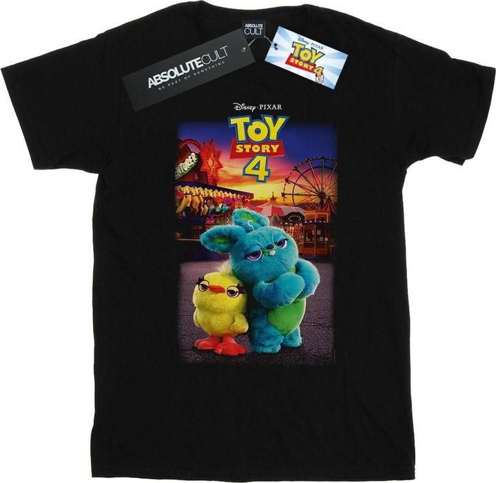 Disney Toy Story 4 Ducky And Bunny Poster TShirt (3XL)