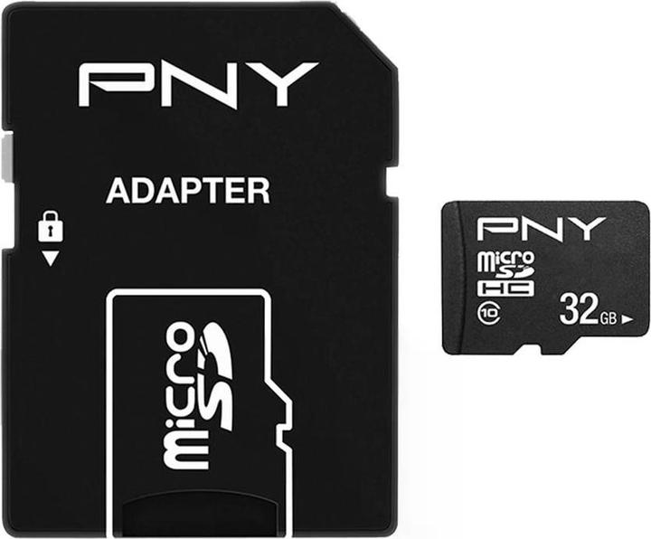 Produktbild PNY Performance Plus inkl. Adapter (32 GB, microSDHC, U1, UHS-I)