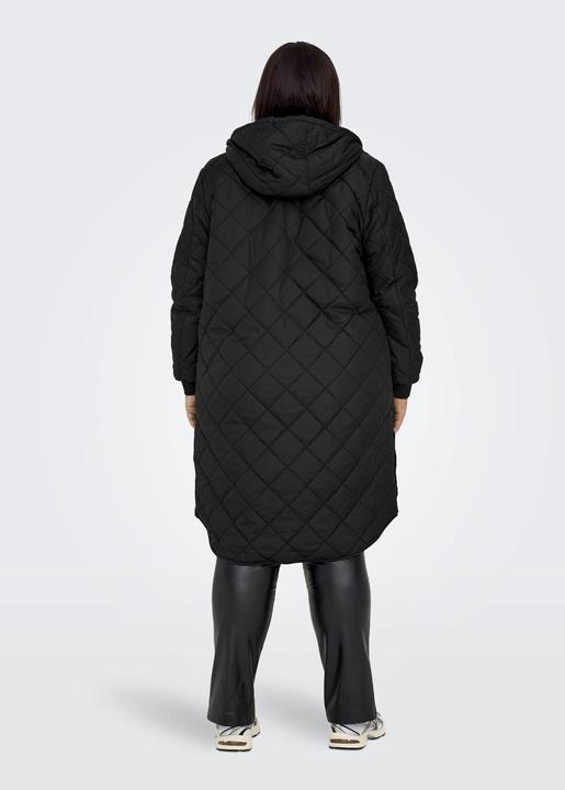 Actual product image Only Hood with drawstring Curve Ribbed cuffs Coat Quilted jacket (M)