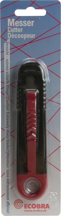 Produktbild Ecobra Sicherheits-Cutter Universal schwarz, Ausführung: Trapezklinge (Cutter)
