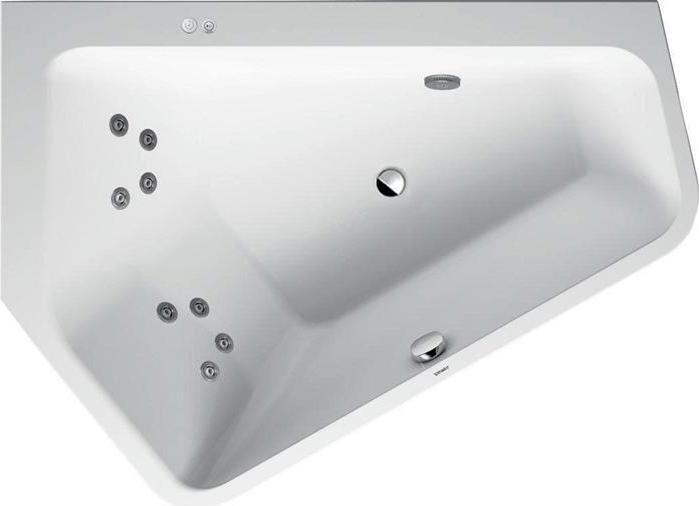 Duravit Whirlwanne PAIOVA 5 Ecke li 205 l 1770x1300mm we Jet-System