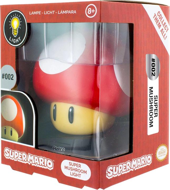 Actual product image Paladone Products Super Mario Lamp Power-Up Mushroom
