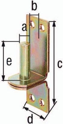 Productafbeelding GAH Klem DI op plaat 10x10mm galvanisch geel verzinkt (Klem, 10 Pcs.)