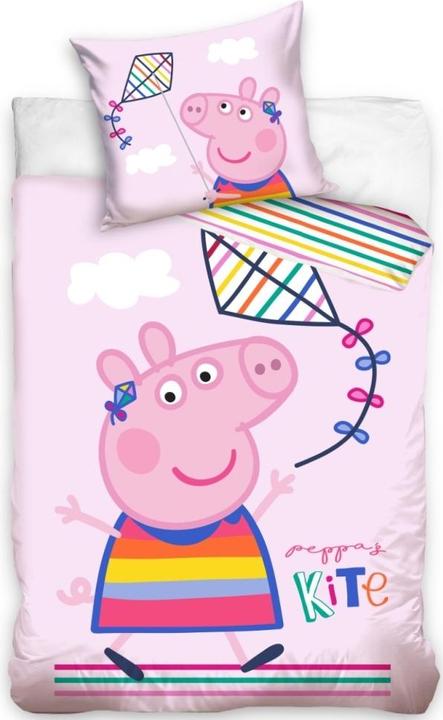 TipTrade Biancheria da letto per bambini Peppa Pig (40 x 60 cm, 100 x 135 cm)