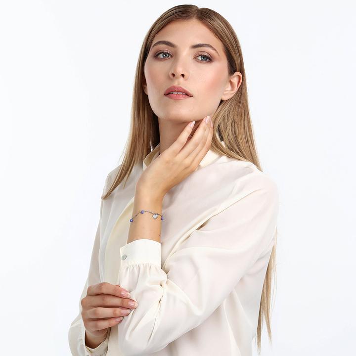 Immagine prodotto La Petite Story Bracciale con cuore d'amore (19 cm, Acciaio inossidabile)