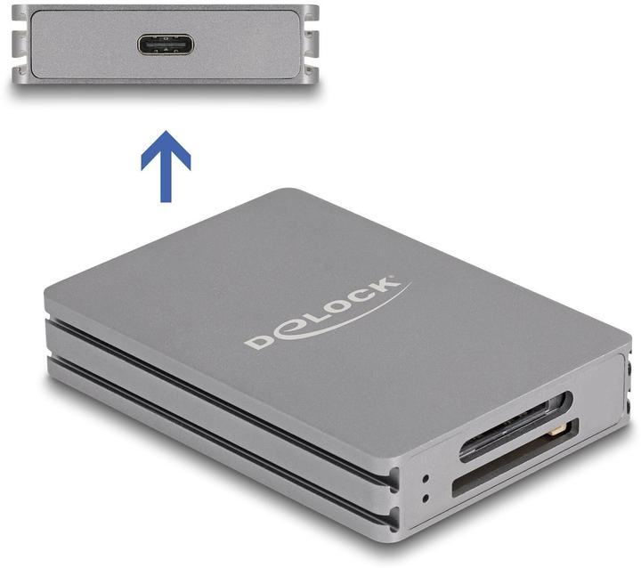 Actual product image Delock USB Type-C Card Reader (USB 3.2 Gen 2)