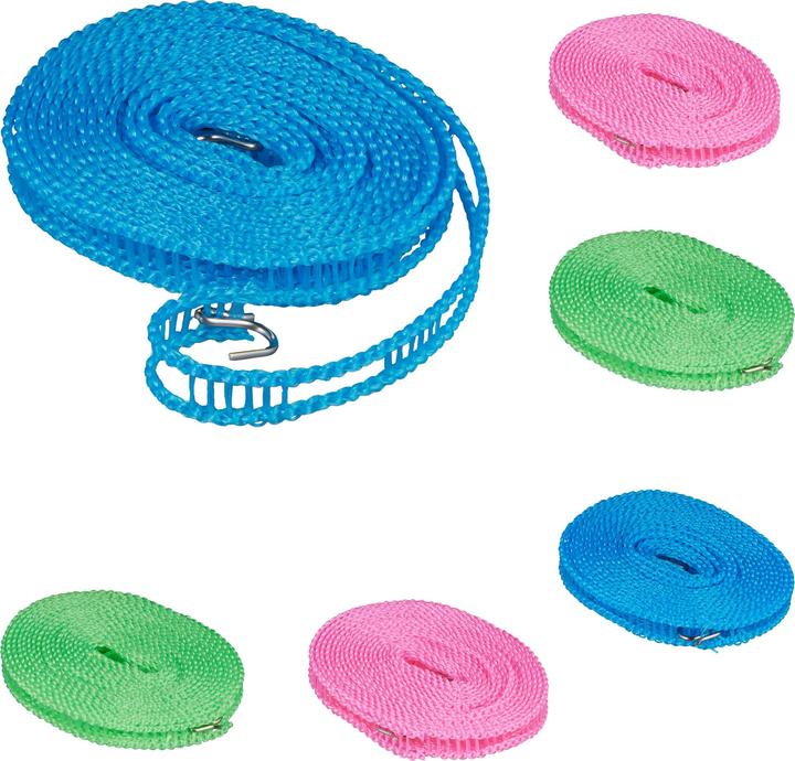 Produktbild Relaxdays 6x Wäscheleine (5 m)