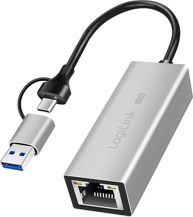 LogiLink USB-A/-C to 2.5G Ethernet (USB)