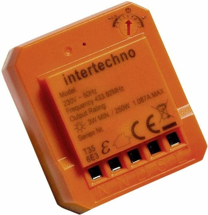 Image du produit Steffen Mini variateur encastrable 250 W à coupure de phase, orange