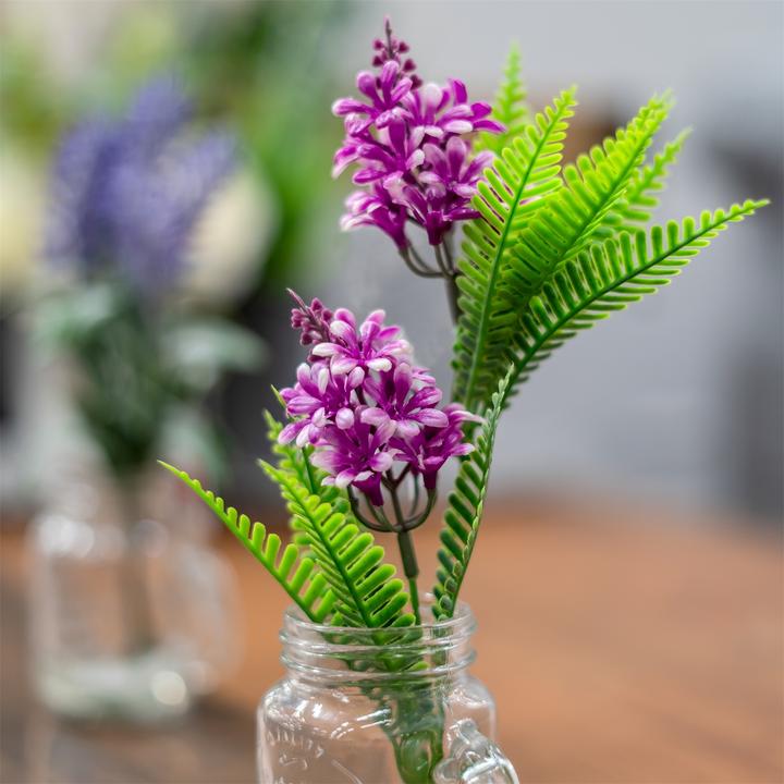 Produktbild NTK-Collection Kunstblume Hyazinthe in Glaskrug (18 cm)