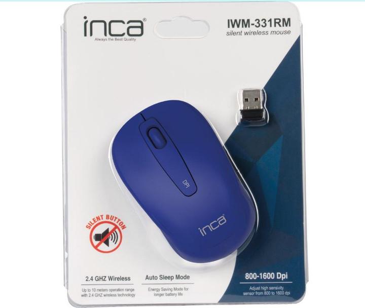 Actual product image Inca Mouse IWM-331RM Wireless, Silent, 1600 DPI, BLUE retail (Wireless)