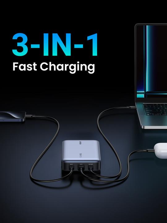 Image du produit Ugreen Banque d'alimentation (20000 mAh, 100 W, 72 Wh)