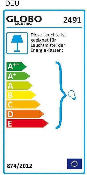 Energy Label Globo Antique (E27)