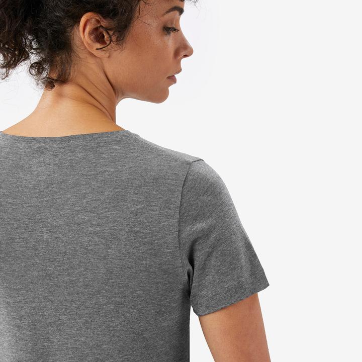 Actual product image Forclaz Merinoshirt Damen kurzarm Lyocell - Merino Fresh grau (XL)