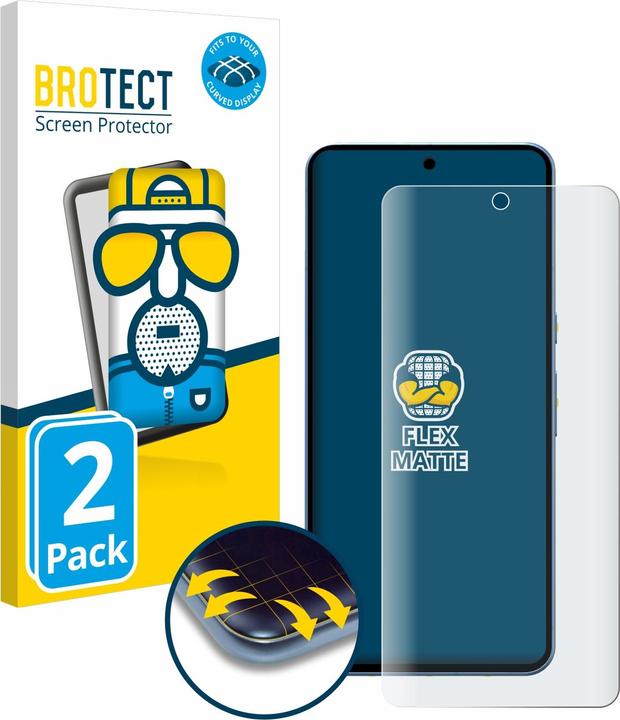 Produktbild BROTECT Full-Cover Displayschutz Matt (2 Stück, Google Pixel 8 Pro)