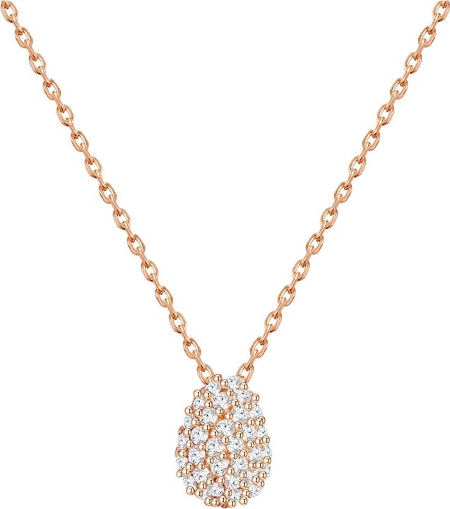 Glanzstücke München Damen Sterling Silber Zirkonia roségold 43,0 cm Basiskette + 5,0 cm Verlängerung - 28977 (Sterling Silber, 43 - 48 cm)