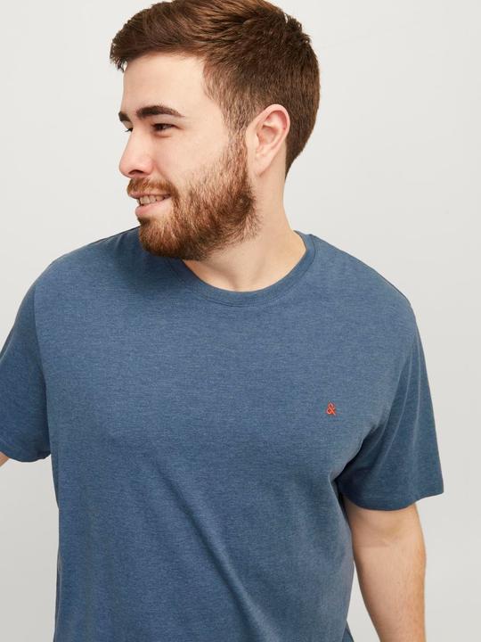 Actual product image Jack & Jones Solid colour plus size T-shirt (8XL)
