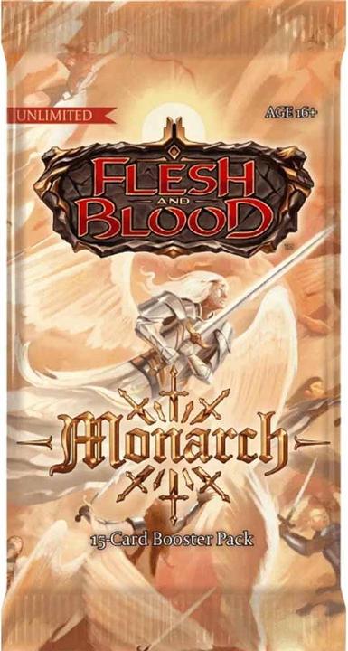 Produktbild Legend Story Studios Flesh and Blood Monarch Unlimited Edition Booster Pack (Englisch, Booster Pack)