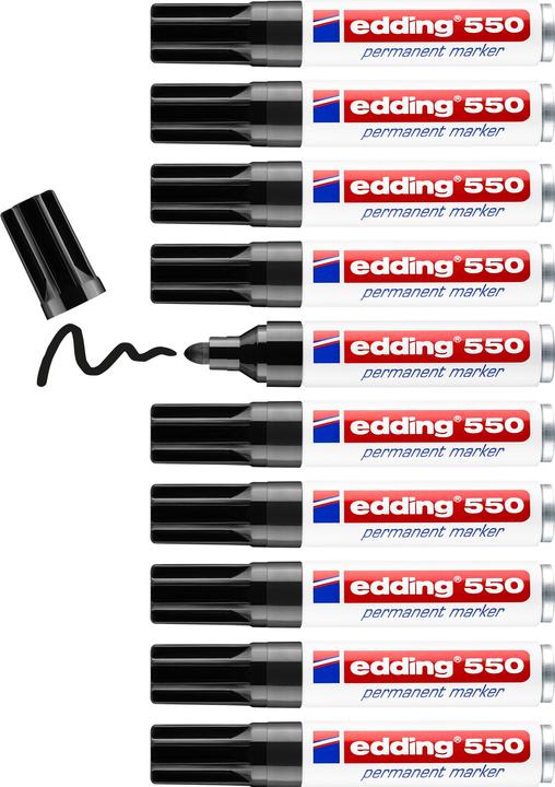 Produktbild Edding 550 (Schwarz, 4 mm, 1 x)