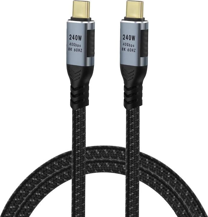 Immagine prodotto PowerGuard Cavo USB-C USB4 Gen3x2 240W 50cm Dati e ricarica (0.50 m, USB 4.0)