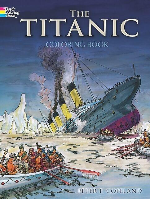 Actual product image Titanic Coloring Book