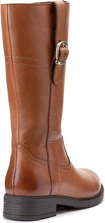 Actual product image La Redoute Collections Leather Riding Boots with Zipper (32)