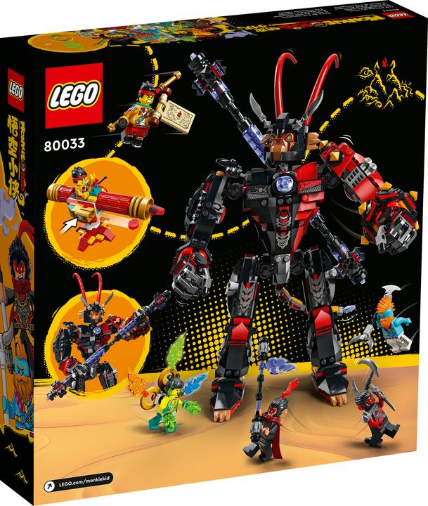 Actual product image LEGO Monkie Kid Mech from Evil Macaque (80033, LEGO Monkie Kid)