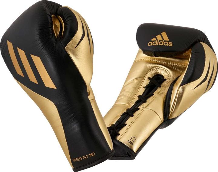Image du produit adidas SPEED TILT 750pro gants de boxe, noir/or métallique, SPD750FG