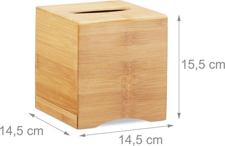 Actual product image Relaxdays cosmetic tissue box
