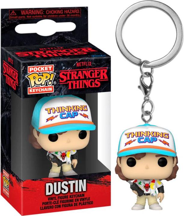 Actual product image Funko Portachiavi Pop! Stranger Things S4 : Dustin