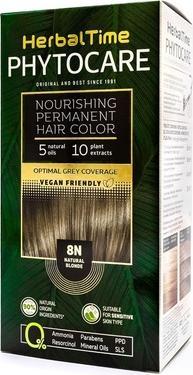 Herbal Time Phytocare Dauerhafte Haarfarbe 20 Nuancen 8N Naturblond (8N Naturblond)