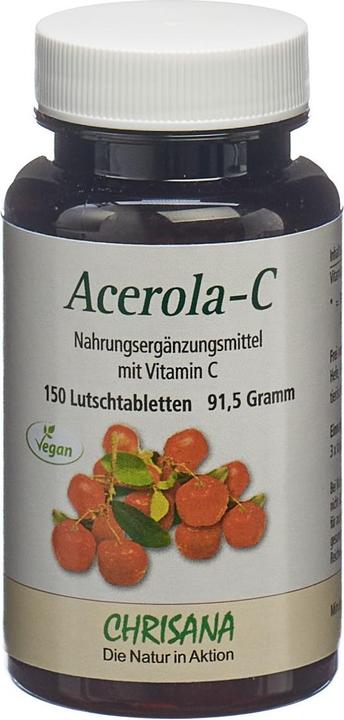 Chrisana Acerola C Lutschtablette (150 Stück, Pastillen, 115 g)
