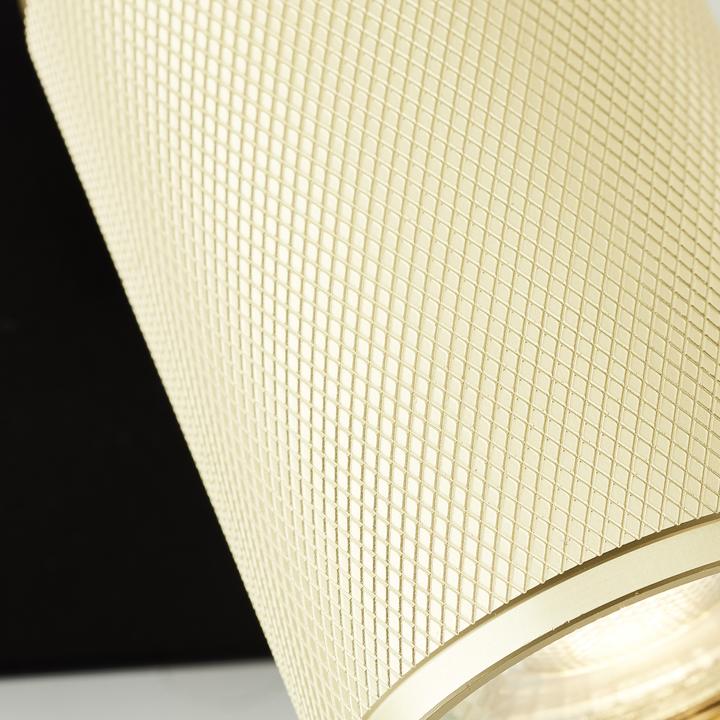 Actual product image Brilliant Marty LED wall spot sand black/matt gold (345 lm, GU10)