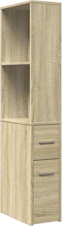 Produktbild VidaXL Badschrank Schmal mit Rollen (22 x 41 x 135 cm)
